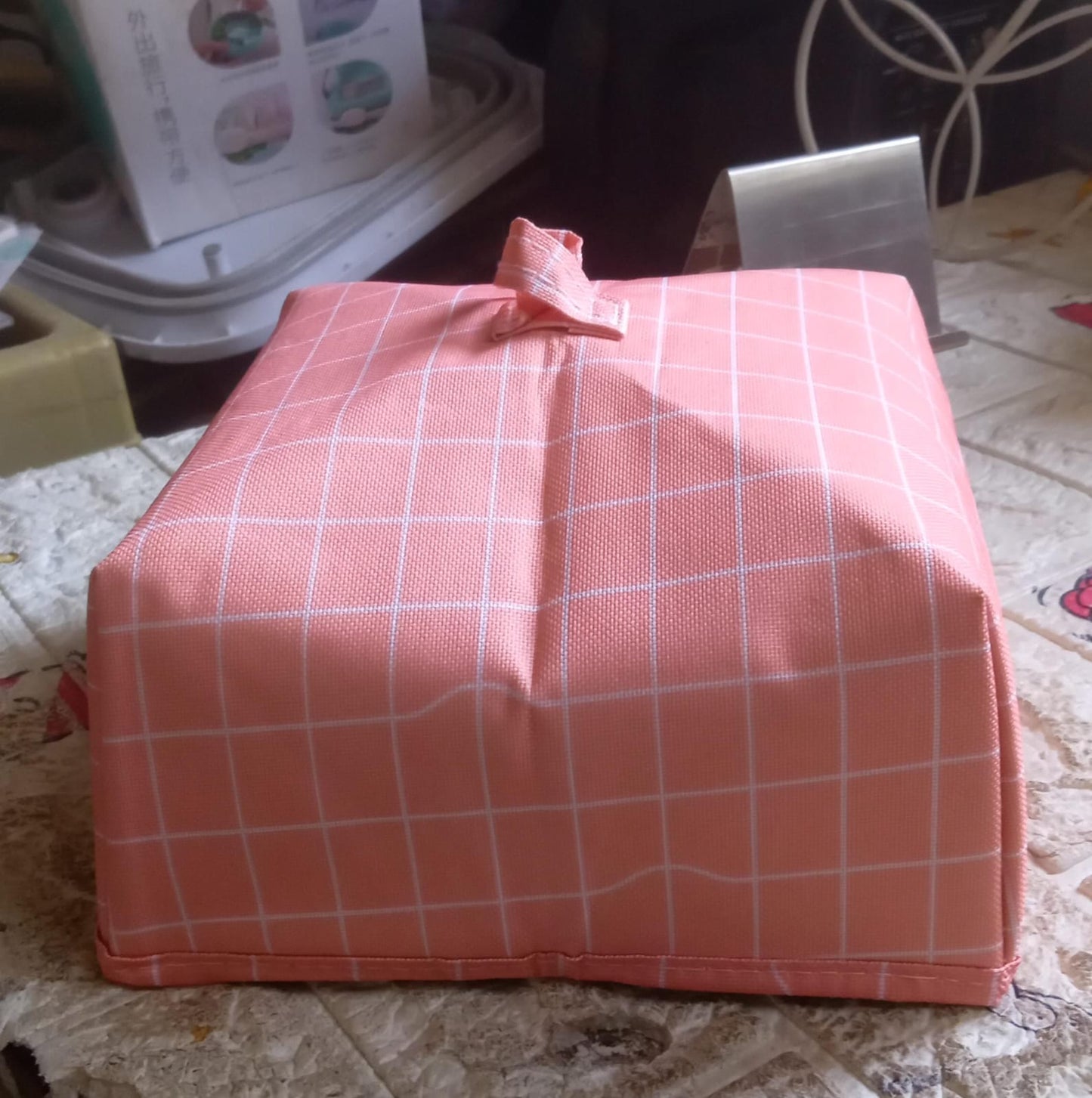 8192 Foldable Food Covers Anti-dust Heat Preservation Anti-Fly Mosquito Kitchen Lid Foldable Cover for Hot Food Dish Insulation Cover, Food Warmer Cover, for Kitchen, Picnic (20x20 Cm)