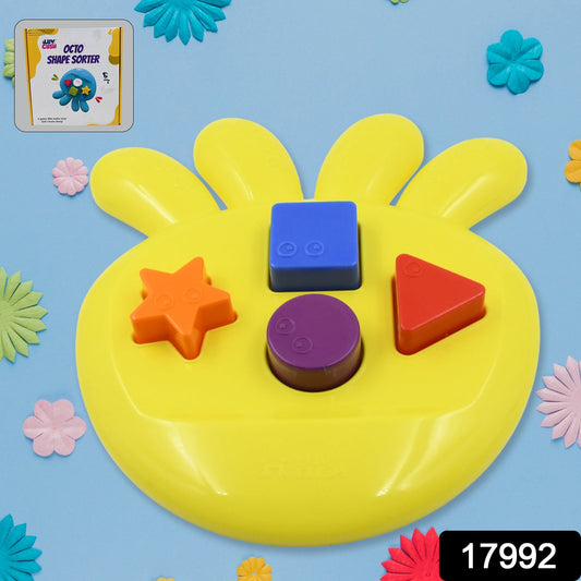 octo Shape sorter Toy Game That Make Your Kid's brain Sharp, Increase Grasping And Sorting Power Education Learning For Girls & boy, Gift Product (1 Pc)