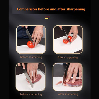 Knife Sharpener for Kitchen | Knife Sharpener Handheld Knives & Pocket Knife Sharpener | Knife Sharpener for Chefs & Serrated Knife (Chopper Not Included / 1 Pc)