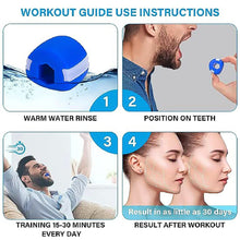 Blue Mouth Exerciser Used To Gain Sharp And Chiselled Mouth Easily And Fast (1 Pc)