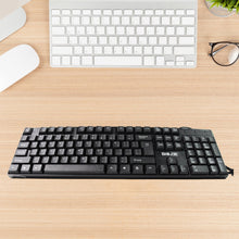 Wired USB Keyboard 104 Keys (1 Pc)