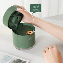 Rotating spray fan