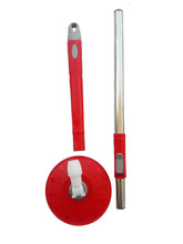 Microfiber mop with stainless steel handle