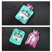 Doremon Cartoon Small Hot Water Bag with Cover for Pain Relief