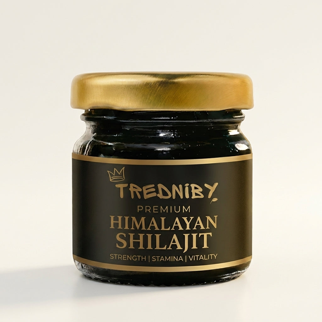 TREDNIBY Premium Himalayan Shilajit Resin | 100% Pure | Rich in Fulvic Acid & Minerals enhanced 1