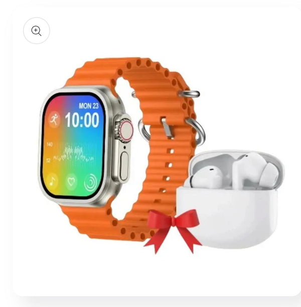 Smartwatch with earbuds